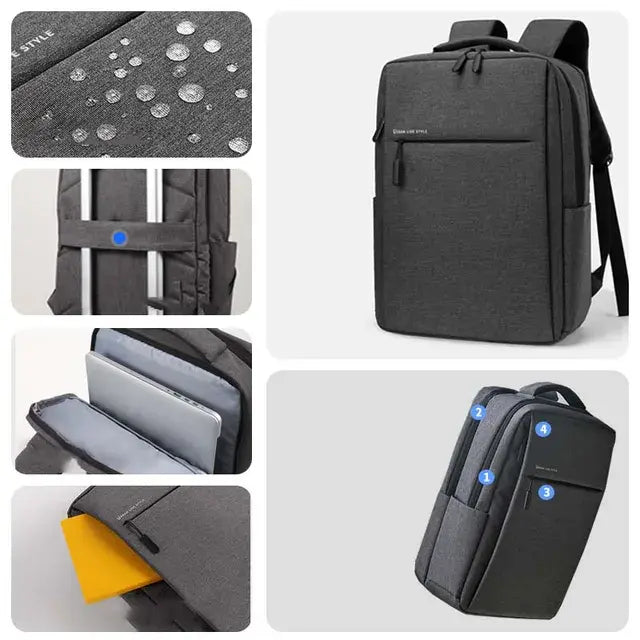 Laptop Backpack Waterproof Capacity