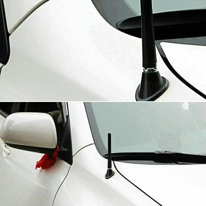 Universal Car Auto Roof Fender Radio FM AM Signal Antenna Aerial Extend Carbon