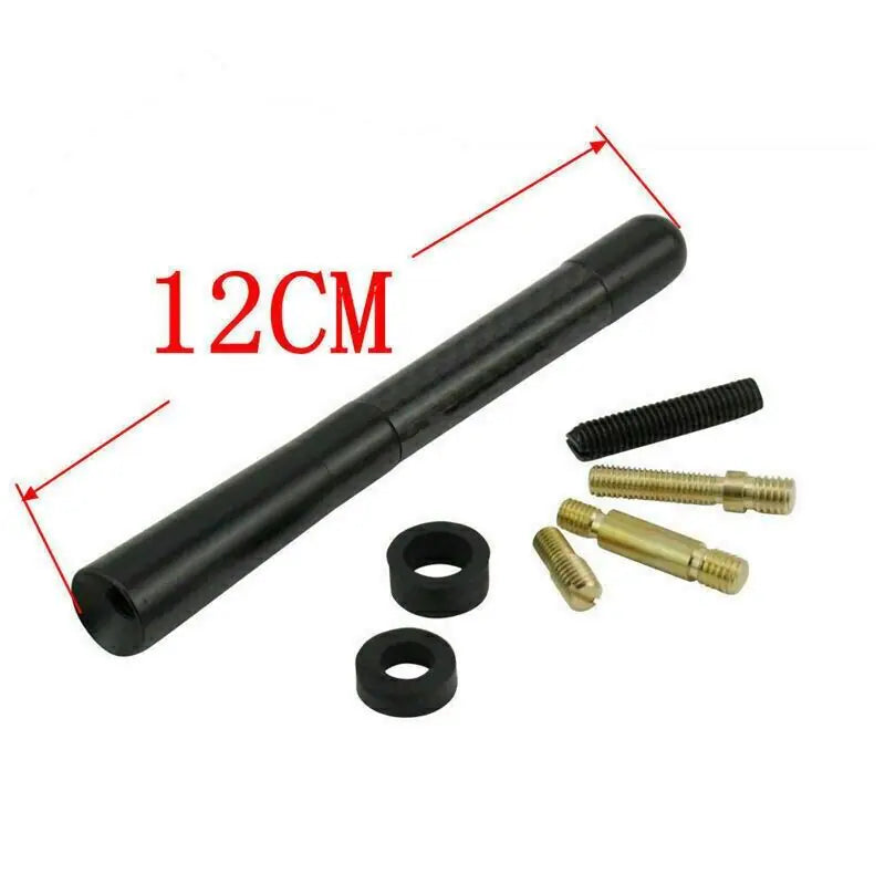 Universal Car Auto Roof Fender Radio FM AM Signal Antenna Aerial Extend Carbon